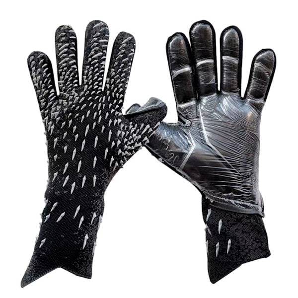 Goalkeeper gloves Football gloves BLACK SIZE 6 - black size 6 black