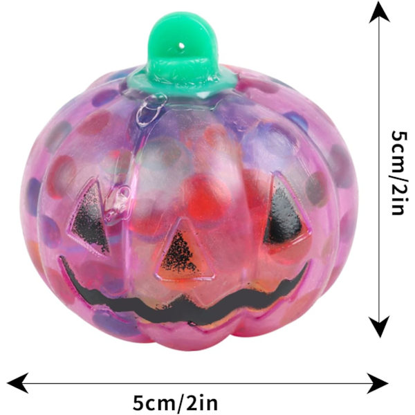 6 kpl Halloween Puristuslelut, Halloween Stressipallot Kurpitsalelut Fidget-lelut Lapsille Aikuisille Juhlapalvelukset