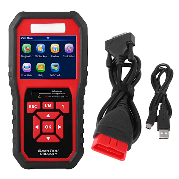 KW850 OBDII OBD2 EOBD Bilskanner Diagnostiskt Verktyg Felkodläsare