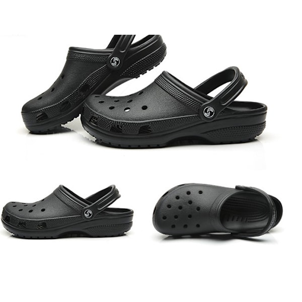 Crocs Beach Shoes Sandals Unisex (Svart Storlek 42-43) DXGHC