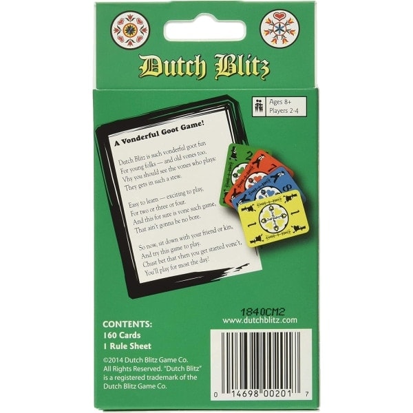 Dutch Blitz: Alkuperäinen ja Laajennuspaketti
