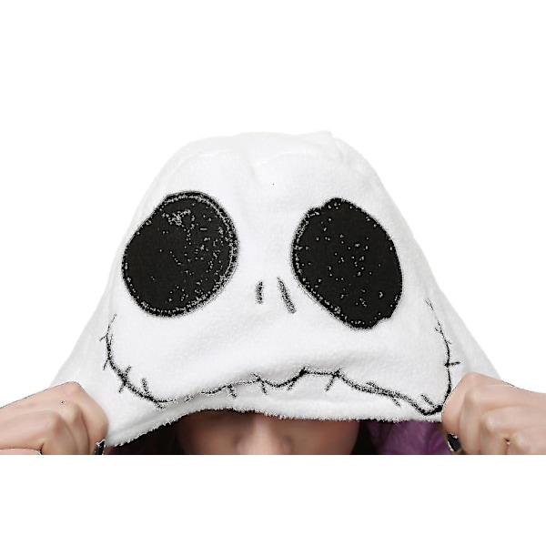 Jack Skellington Kostym Helkropp Pyjamas Halloween Jul En-Delad Kigurumi För Män Kvinnor S