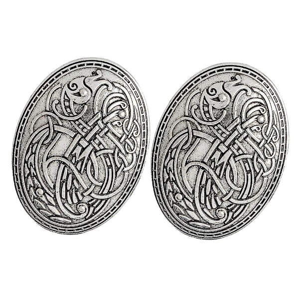 2-pack Viking vargbrosch för kläder, skjorta, jacka, accessoarer{DH}