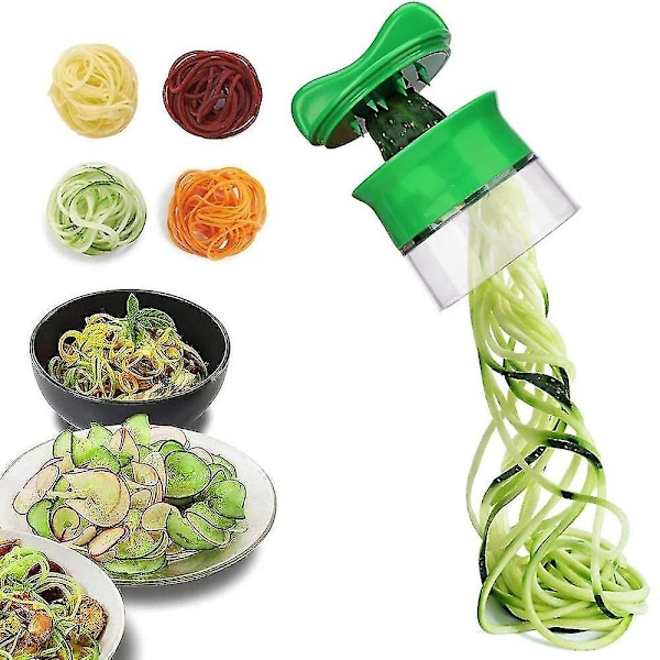 Spiralformad grönsaksskärare för grönsaksspagetti, grönsaksskärare för morot, gurka, potatis, pumpa, zucchini, lök