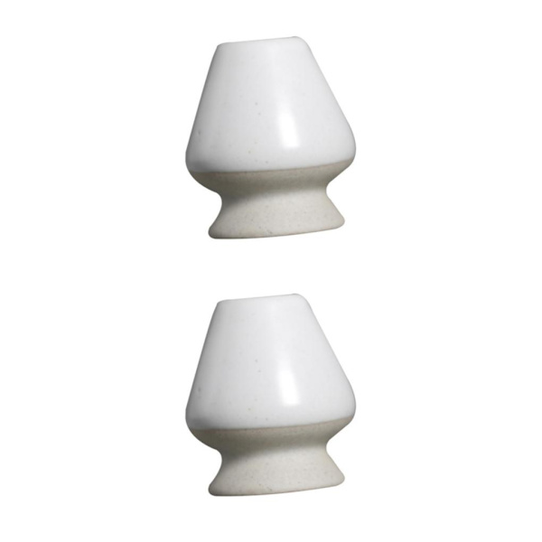 1/2/3 Handgjord Matcha Vispställ Te-ceremoni Teset för Vit 6 x 7cm 2S 2Sets White 6 x 7cm