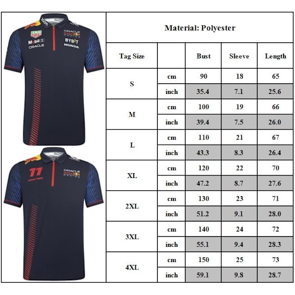 2023 Red Bull Racing Max Verstappen Team Polopaita B B XL