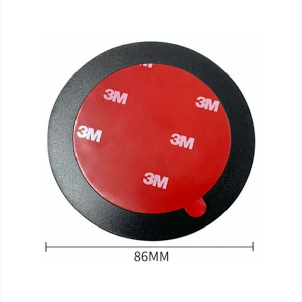 3 kpl itseliimautuva kojelautakiinnike (86 mm) Itseliimautuva kiinnityslevy 3M-liimalla GPS-telineille, autopuhelintelineille, satelliittinavigointilaitteille