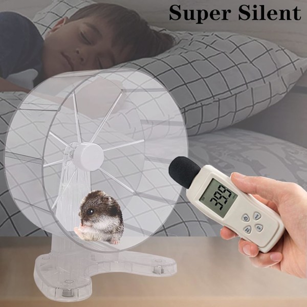 Hi-ERA Super Silent Hamsterhjul, 8,5 tum/21,5 cm