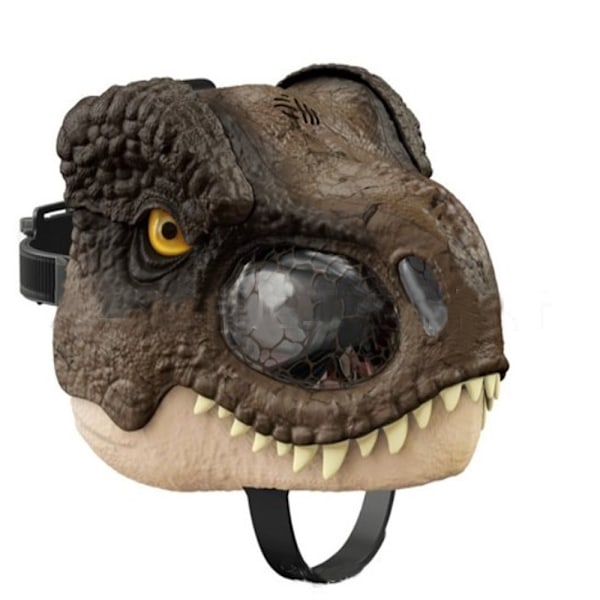 Jurassic World Dinosaurie Mask Halloween Mask - Perfekt brown