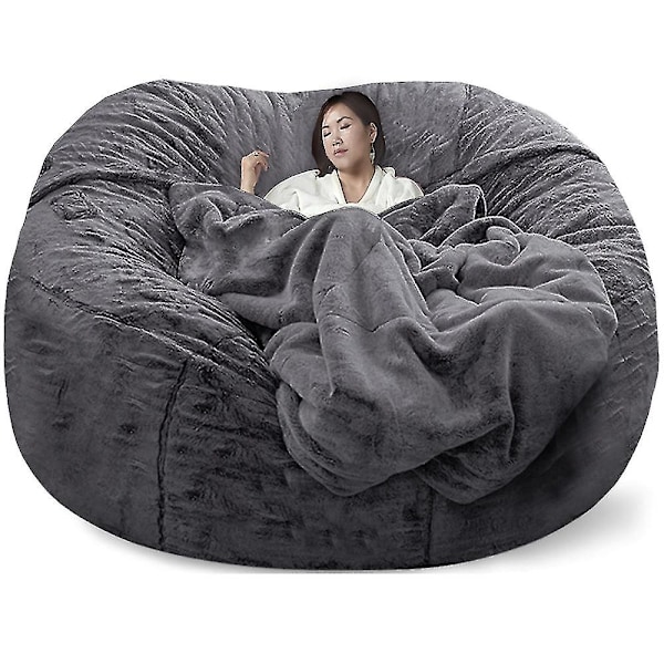 Bean Bag Bean Bag Faux Fur Bean Bag (Bean Bag Only)