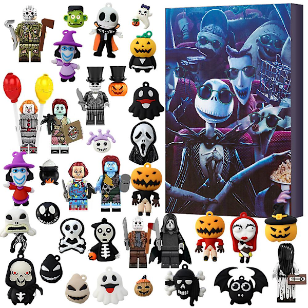 Adventskalender 2023 Ghost Festival Ghost Horror Kalender Blind Box Horror Night Halloween 24 Adventsnedtelling Halloween Blind Box style 8