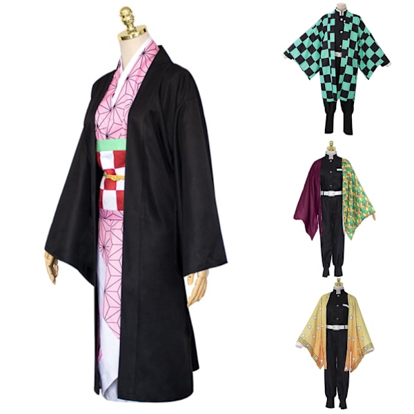 Halloween Demon Slayer Cosplay-asu, Juhlapukeutumiseen, 120cm DD D 150 cm