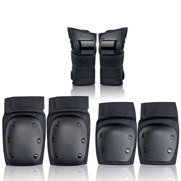 Lumilautailun suojasarja, musta Black M size [75-120 catties]