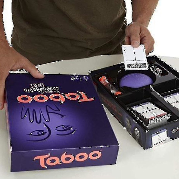 Taboo Spil Klassisk Timeglas Timing Familiespil WHBYV