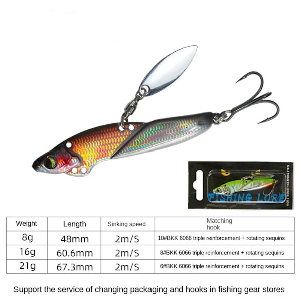 Metal Fishing 8G3 3 8g 3 8g3