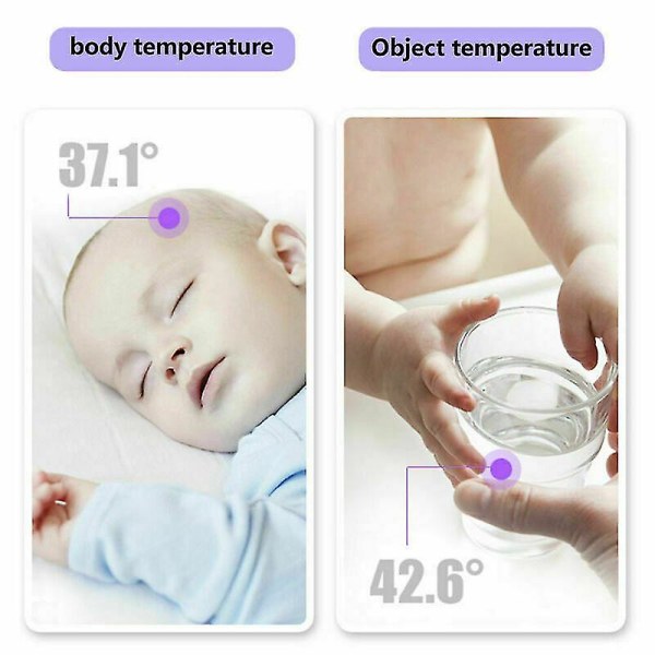 Infraröd panntermometer, kontaktfri digital termometer för vuxna och barn