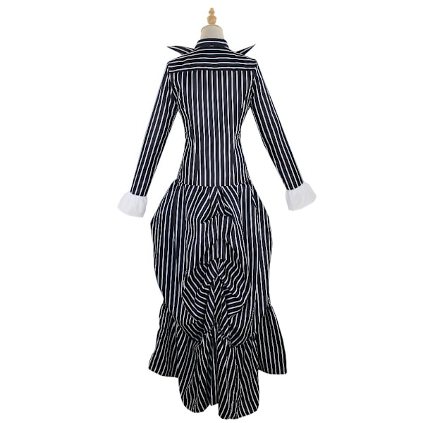 Jack Skellington Kostume Mareridt Før Jul Cosplay Sally Uniform Halloween til Voksne Mænd Kvinder M