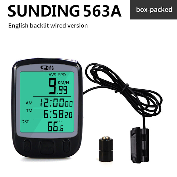 Cykel computer Shuntung 548b Mountainbike Engelsk computer B