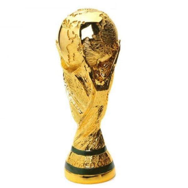 VM-trofé, Herkules-trofé, replika i harts av fotbolls-VM souvenir-trofé, souvenirsamling hem-/kontorsdekorationer, presenter till fans