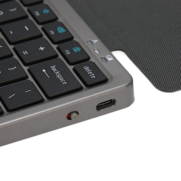 Tablet-tastaturveske med styreflate, avtakbar, samtidig driftsmodus, multifunksjonell tablet-veske for Win XP, Win 7, 10, 11