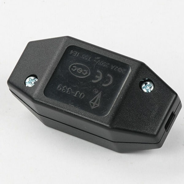 1-60W Dimbar LED-dimmer (roterande dimmer) LED dimbar, på/av, 220-230V, CE-linjekontakt, svart,