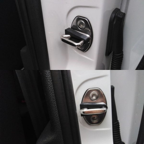 Dörrlås ljuddämpare buffert för Audi A3 A4 A6 A8 Q3 Q5 Q7 BIL Inredning Ljudisolering Stoppa Knarrande Ljud Tyst