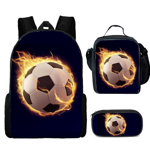 Barnefotball måltidspose etui student ryggsekk fotball etui - Perfet Fotball Football backpack