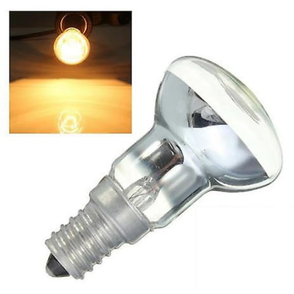 Lava Lamper, 5 stk, R39 E14 Liten Edison Sokkel, Spot Halogen Pære 40w Varm Hvit 3000k