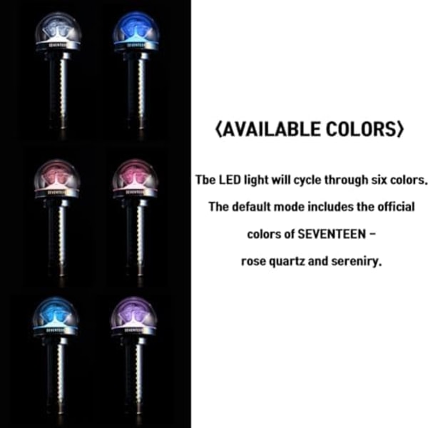 (95×92×246)SAYZER Seventeen Lightstick Virallinen Versio 3 Kpop Fanituote