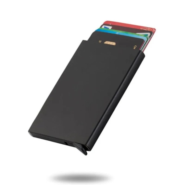 RFID Smart Wallet Kortholder Metal Tynd Slank Herre Dame Punge