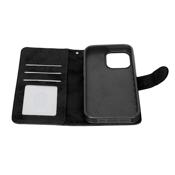 2 i 1 Tegnebogs Flip Telefon Cover Magnetisk Aftagelig Læder Telefon Beskyttelsesetui til IPhone 13 Pro