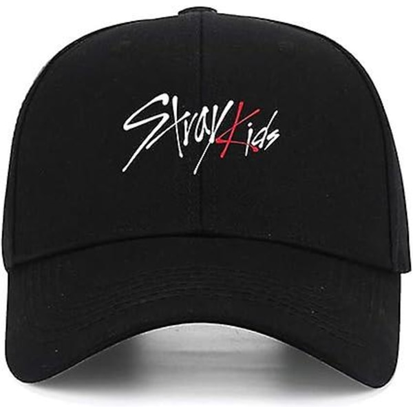 Kasket Straykids kasket Justerbar kasket Baseball kasket Kasket til kvinder Sort kasket