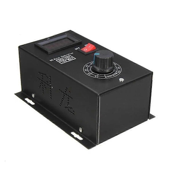 DC 6-90V PWM DC Motorvarvtalsregulator PLC 15A Guvernör Volt Display