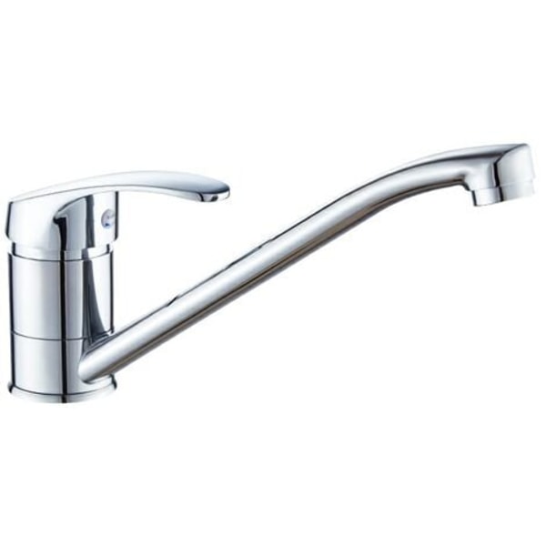 Blandare för diskho, köksblandare med ettgrepp, krom, silver,.ca【DH】
