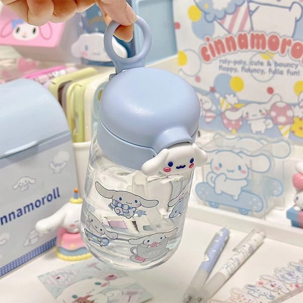 Cinnamoroll Sanrio Juomapullo Anime Kuromi Melody Muovinen Auto White