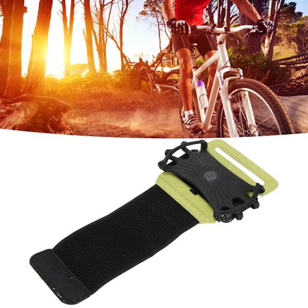 Telefonarmbåndholder 360 graders roterbart armbåndetui for iPhone 13 Pro Max for løpesport grønn S