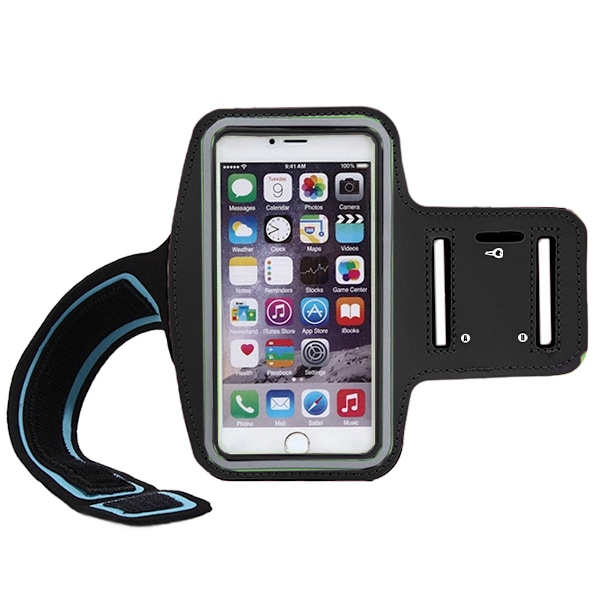 Armbånd til udendørs løb, svedafvisende og fritidsbrug, egnet til mobiltelefoner under 7 tommer{DH}