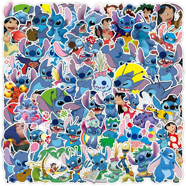 100 stk. Stitch Laptop Bumper Stickers