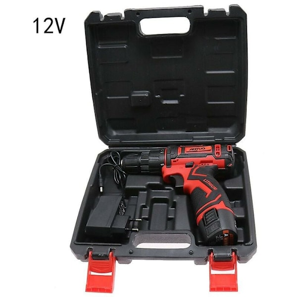 Mini Sladdlös Elektrisk Borrmaskin Portabel Uppladdningsbar Litium Elektrisk Borrmaskin (12V Elektrisk Borrmaskin)