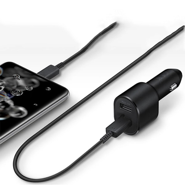 60W Samsung Super Fast -aut lataus PD USB Type-C -portti Auto Cargador 45W Galaxy S24 S23+ S22 5g S21 Note 20 10 Z Flip3 A52