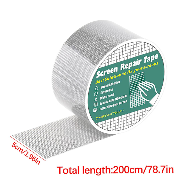 Verbouwing Anti-Insect Fly Door Window Mosquito Net Net Repair Tape Patch Glue Door Window Screen Repair Tape Screen Repair Sticker B