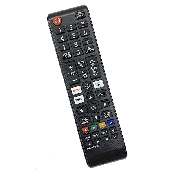 BN59-01315L Fjernbetjening til Samsung Smart TV Netflix Prime Video ZEE5 Kompatibel med BN59-01315A UN50RU7100 UN75RU7200