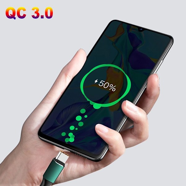 120W pikalatausjohto USB Type-C -kaapeli 2M 2 m