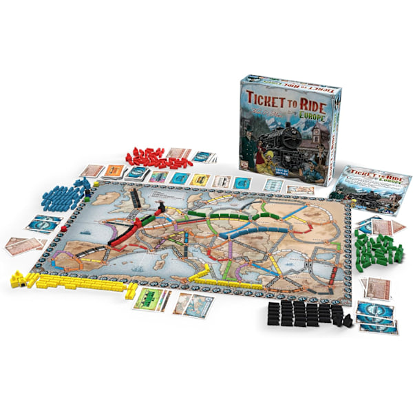 Ticket to Ride Europe Brætspil | Familiespil WELLNGS