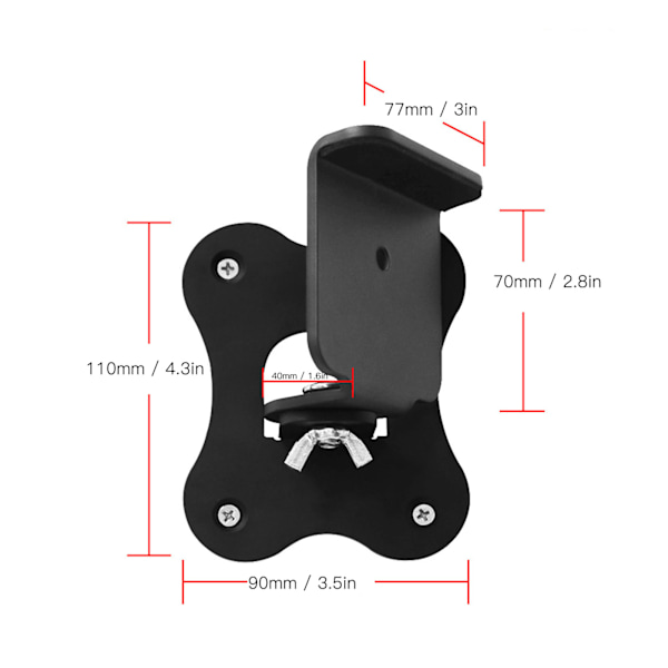 Metall lydplanke høyttaler veggfeste for SAMSUNG HW Q930B HW Q930C HW Q990B HW Q990C SX Q990B
