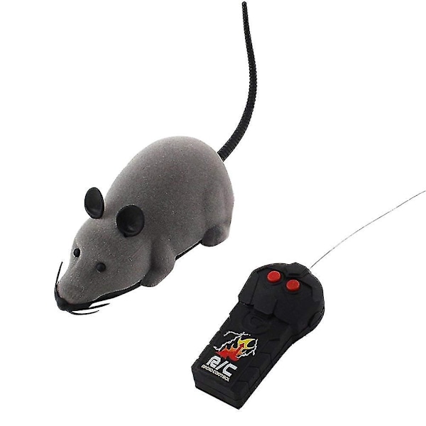 Rc Trådlös Elektronisk Fjärrkontroll Mus Råtta Husdjursleksak Ny【mo】