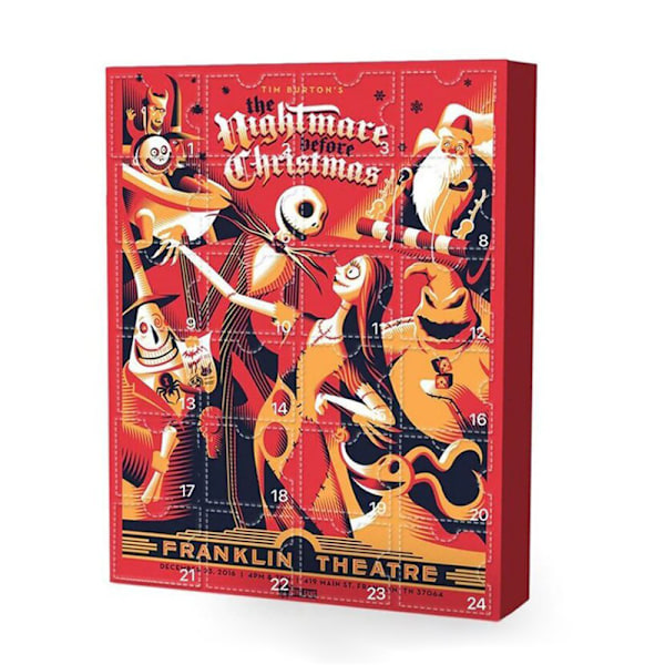 Julklappshitt 2023 Halloween Adventskalender med 24 Smycken Nedräkning Blind Box Leksaker-sfsssc Halloween 24 3D Dolls Type A