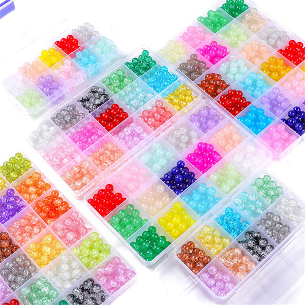 24 fack jelly dubbelpärlor set, kawaii pärlor för armband, halsband i bulk, berlocker för mobiltelefoner