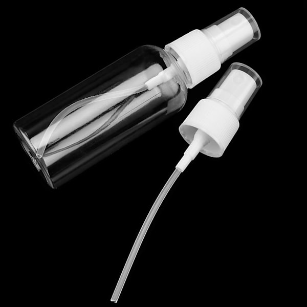 40-pakning 100ml klare sprayflasker, fin tåke plast sprayflaske