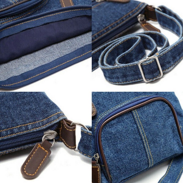 Denim olkalaukku Casual laukku Naisten käsilaukku